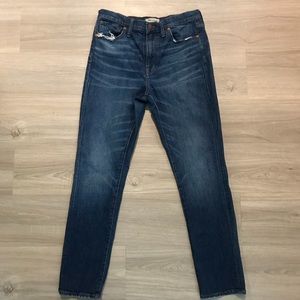 Madewell high waisted boyfriend jeans